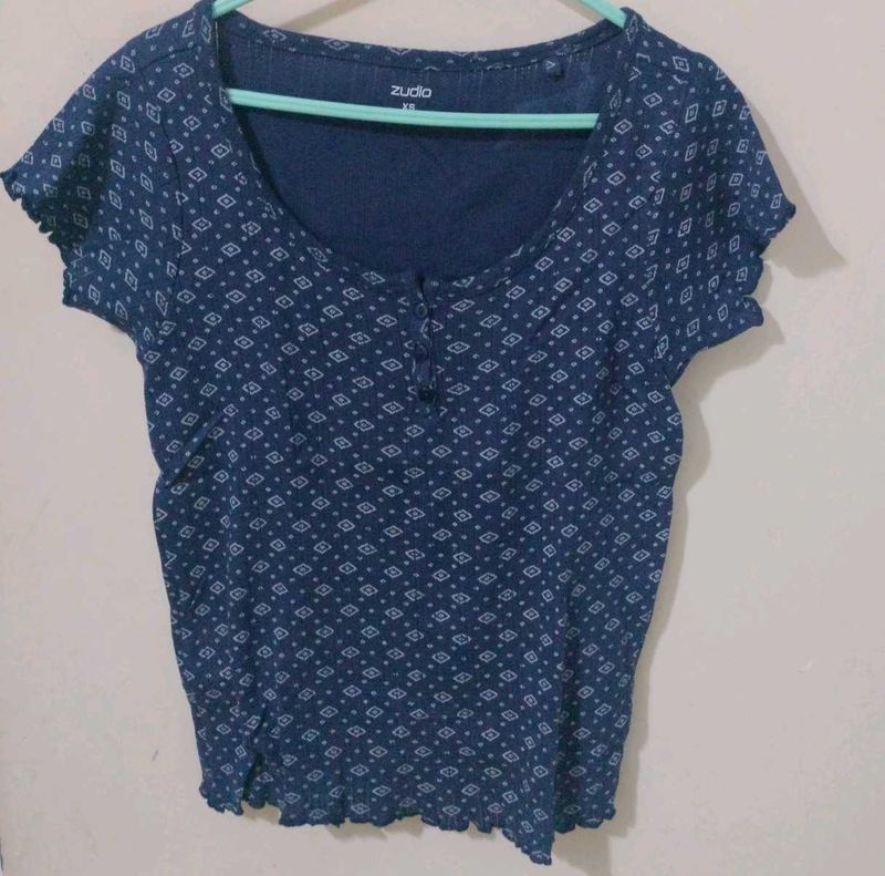 Zudio Navy Blue Top