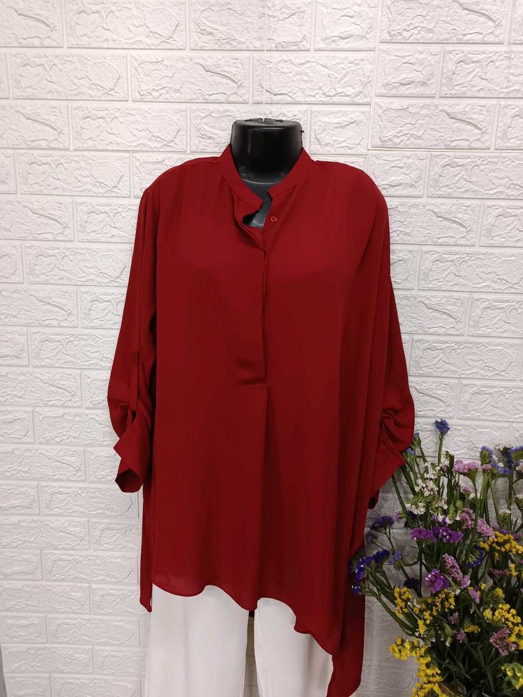 Imported Free Size Maroon Top