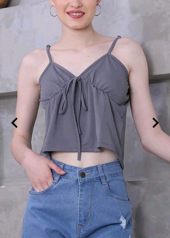 New Cute Grey Crop Top cum Inner Wear(Bargainable)