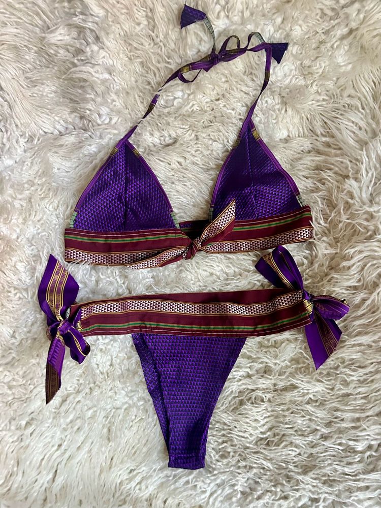 Marathi Mulgi Purple Bikini