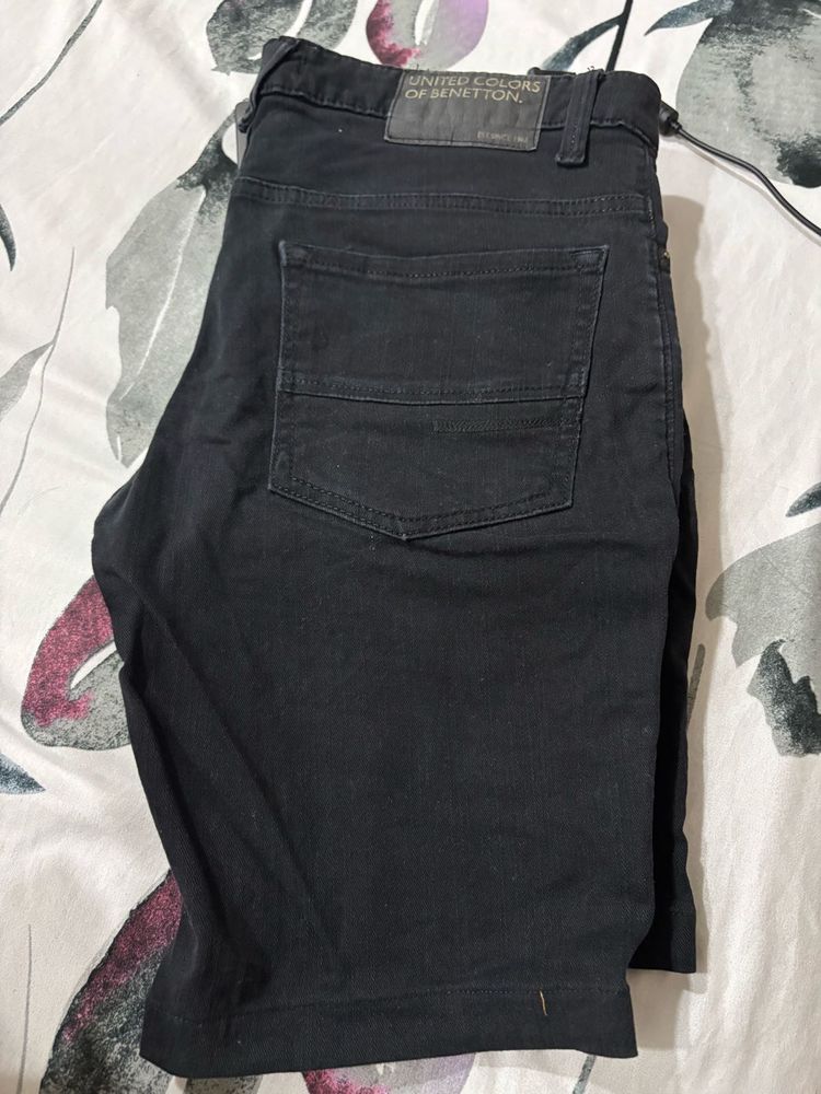UCB Brand- Black Denim Shorts 32 Inches