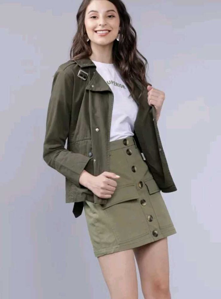 Olive Green Skirt