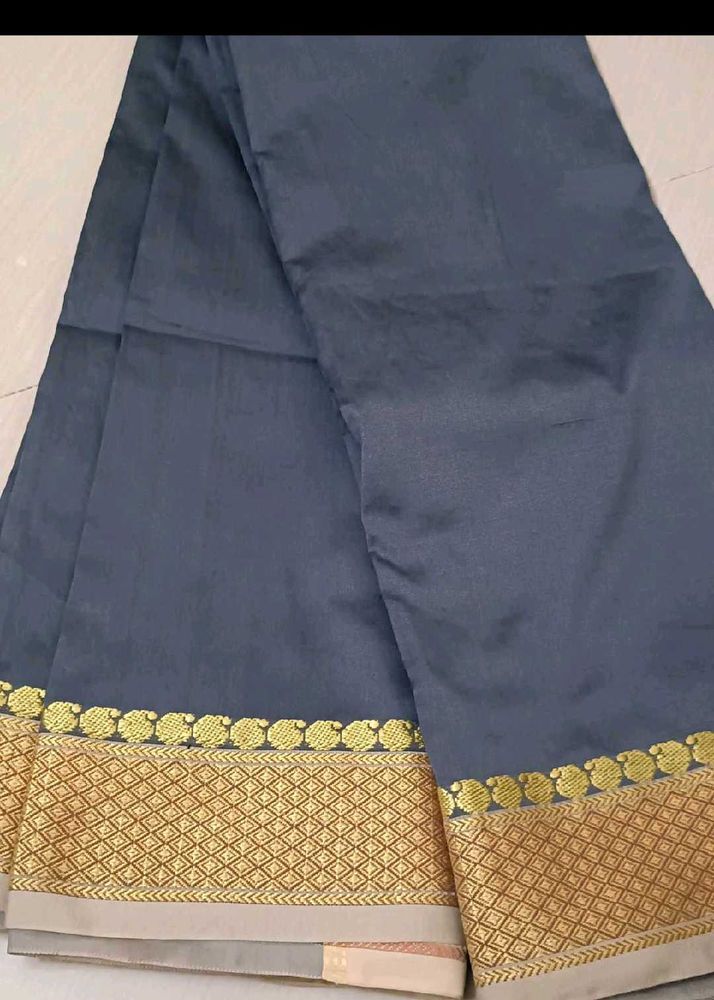 Elegant Grey Saree