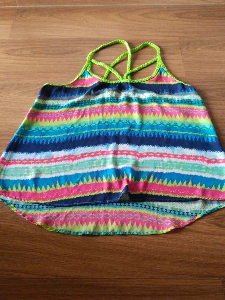 Colorful Striped Tank Top