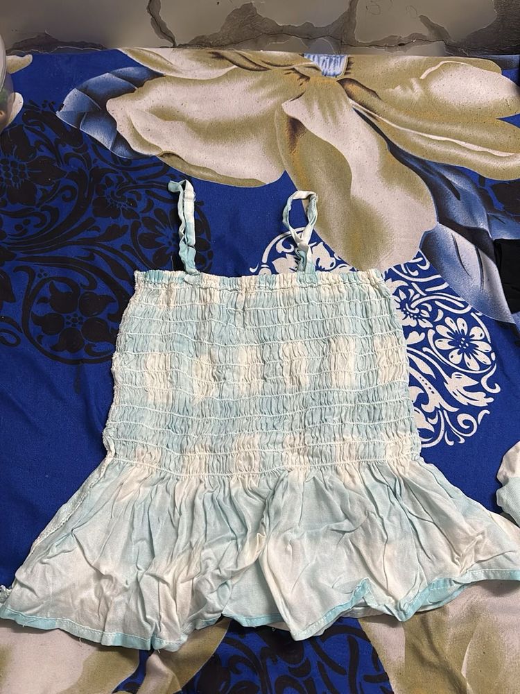 Cute Blue &amp; White Top