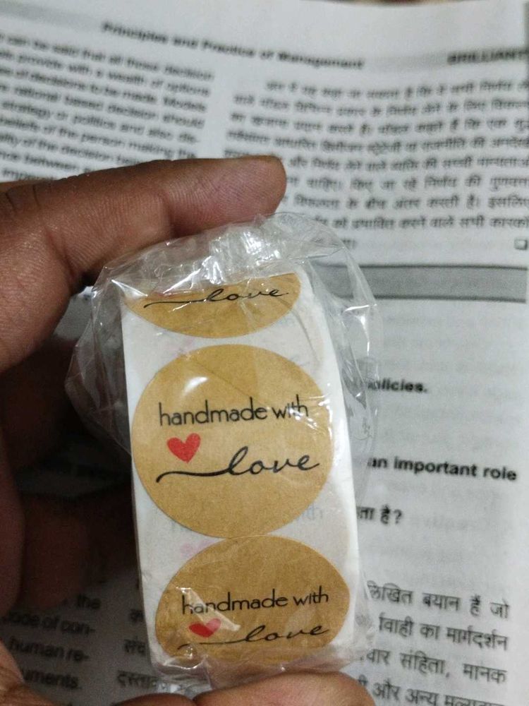 Adhesive Thank You Sticker For Small Business