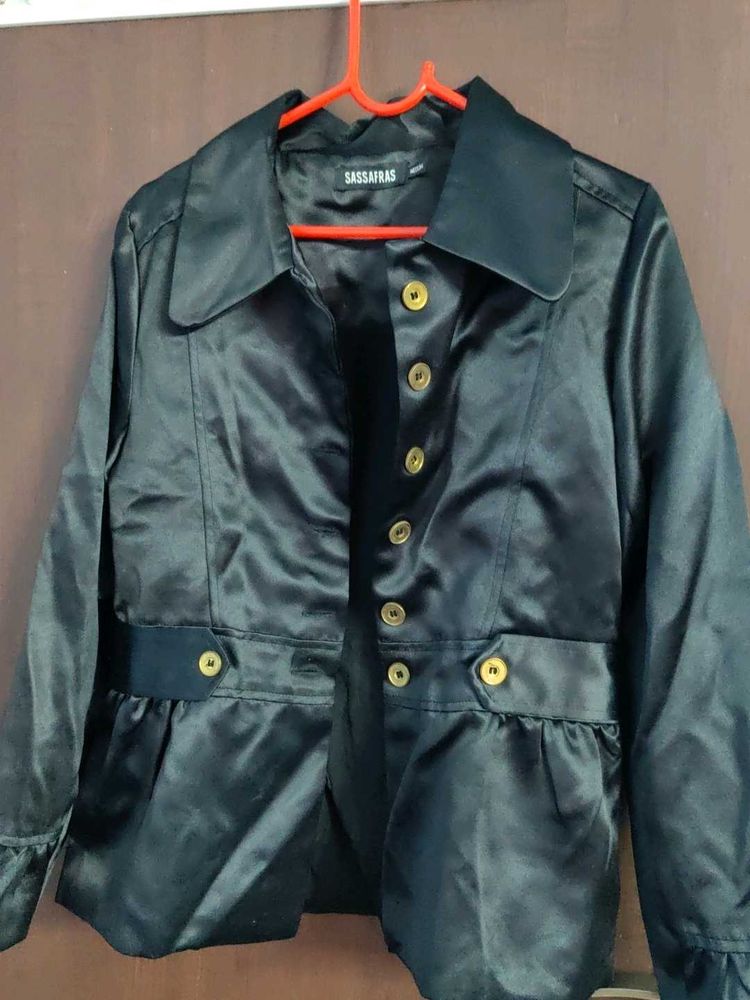 Sassifras Black Blazer Jacket