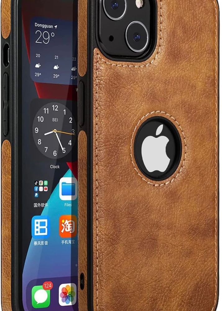 Best Premium Leather iPhone 13 Mobile Cover