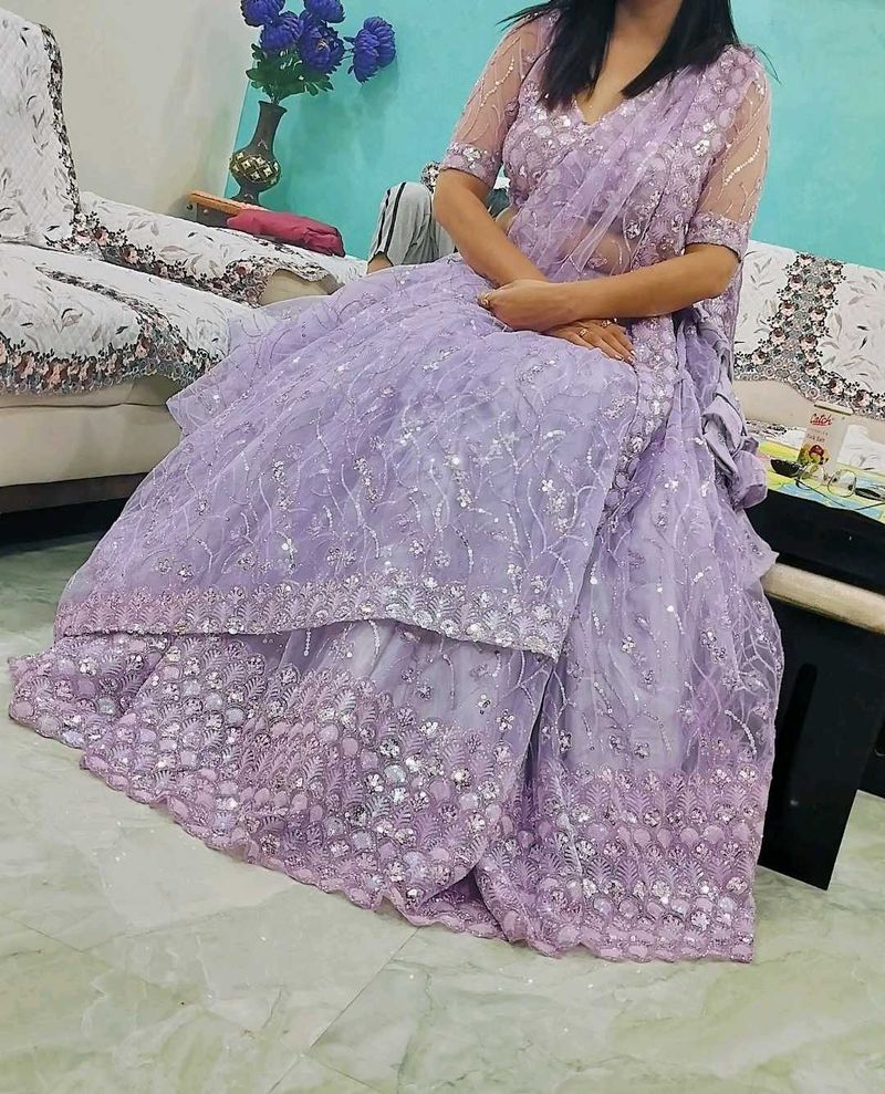 Gorgeous Lavender Lehenga Choli