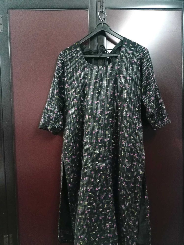 Elegant Floral Kurta Plazo Set