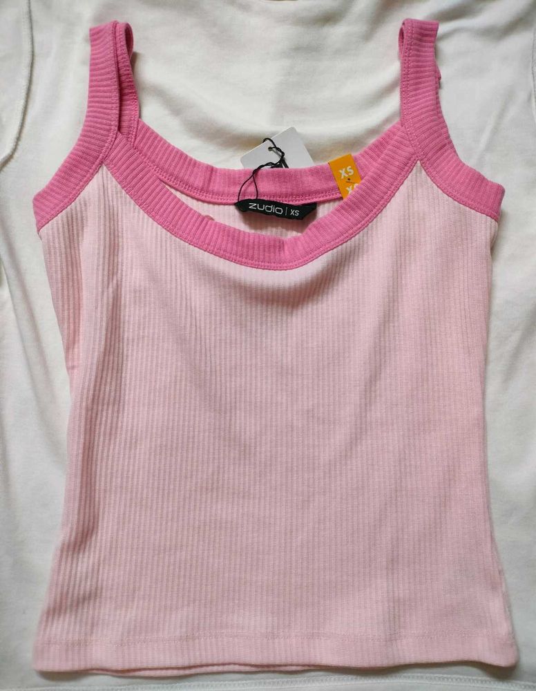 Zudio Powder Pink Tank Top 🩷