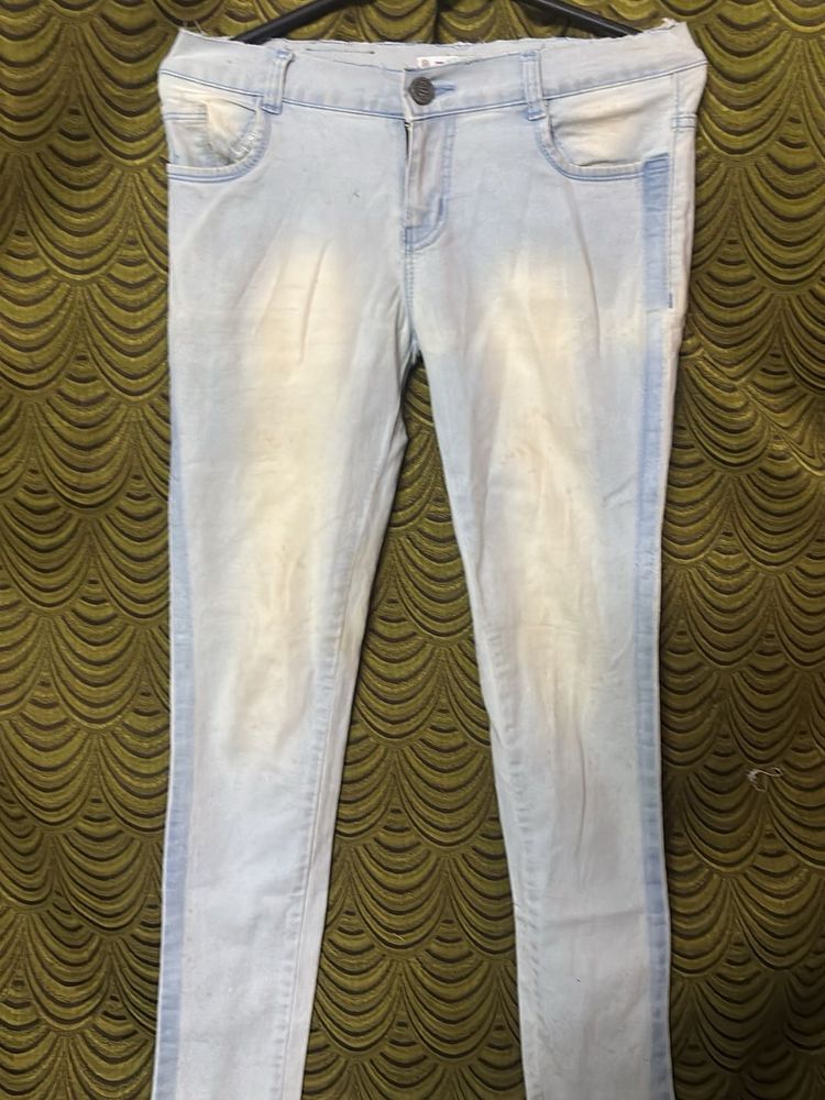 Light Wash Denim Jeans