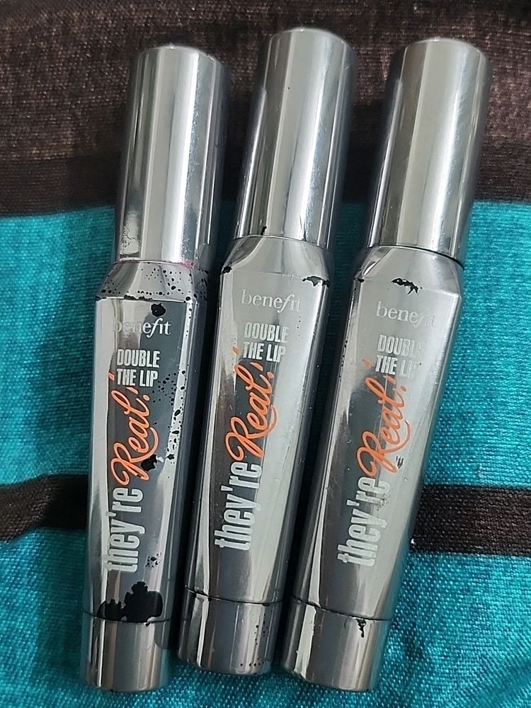 Benefit Lipstick + Liner + Renee Lipgloss