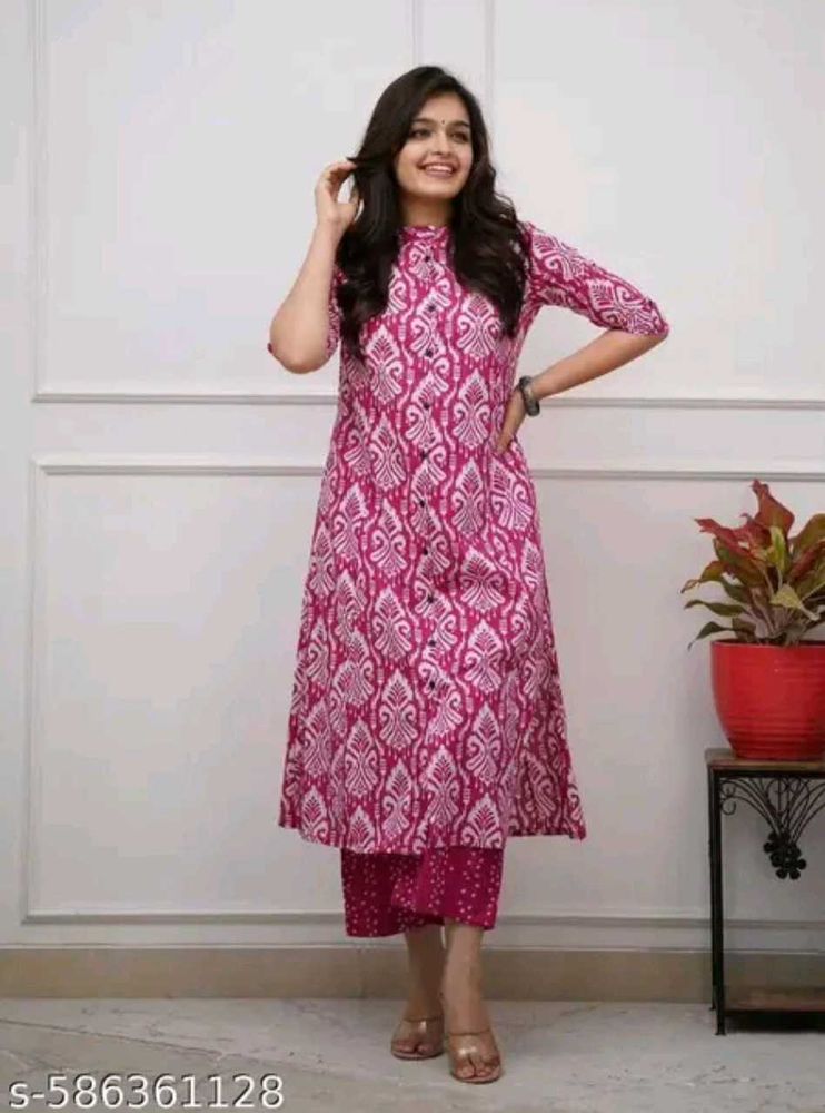 Elegant Pink Kurta Set