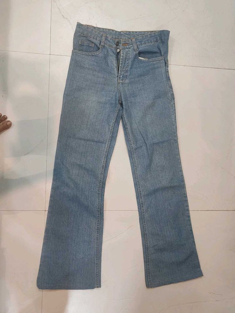 Vintage Light Wash Flare Jeans