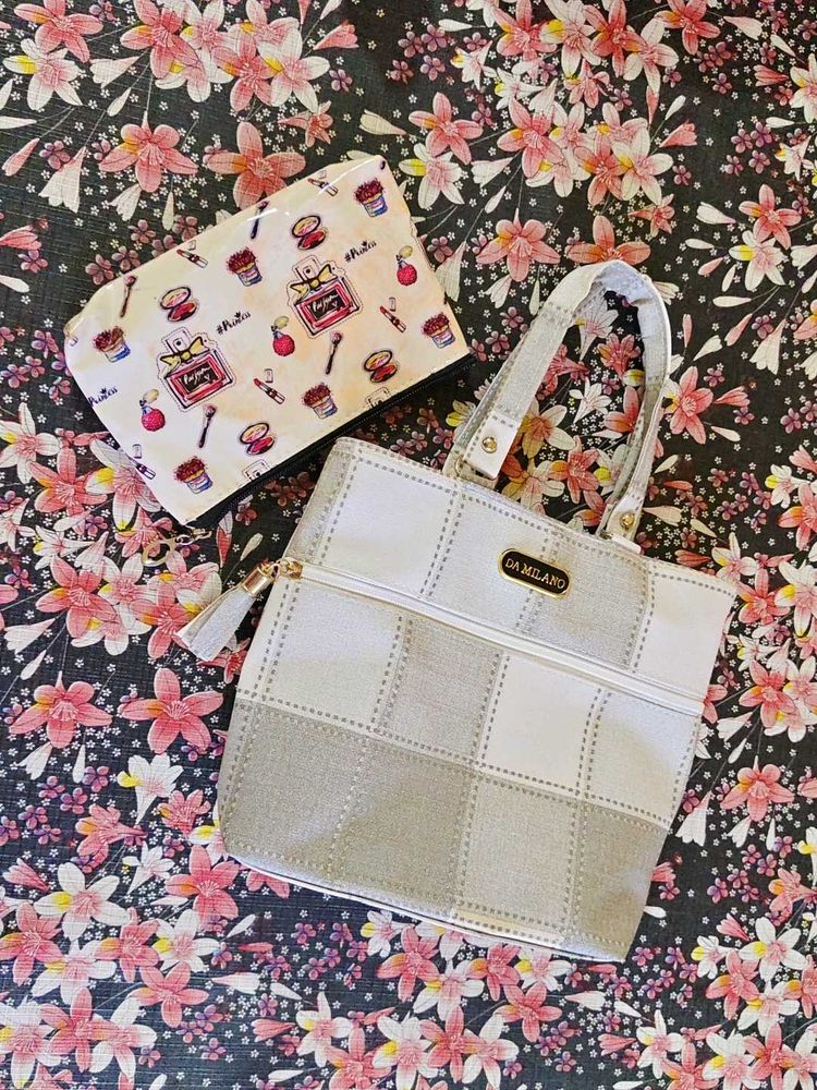 DA MILANO Tote Bag &amp; Makeup Ba