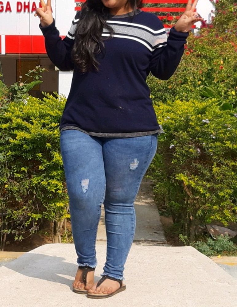 Winter Branded Sweatshirt  &#34;Anabelle By Pantaloons