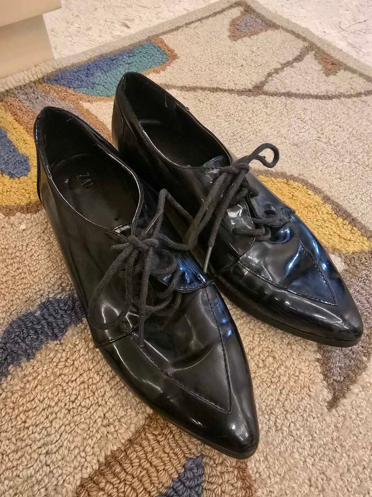 Zara Black Loafers