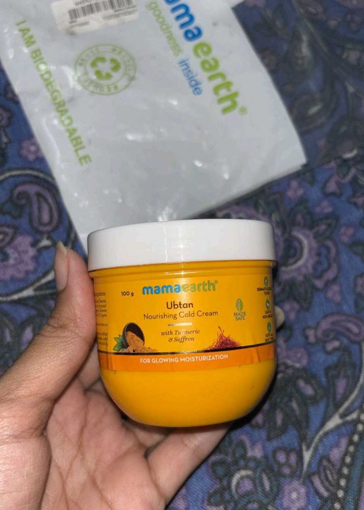 Mamaearth ubtan nourishing cold cream