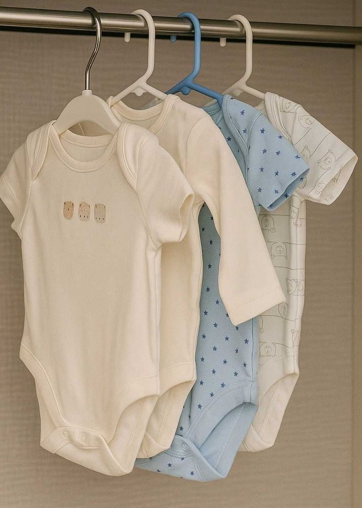 Set Of 6 NewBorn Baby Onesie Romper