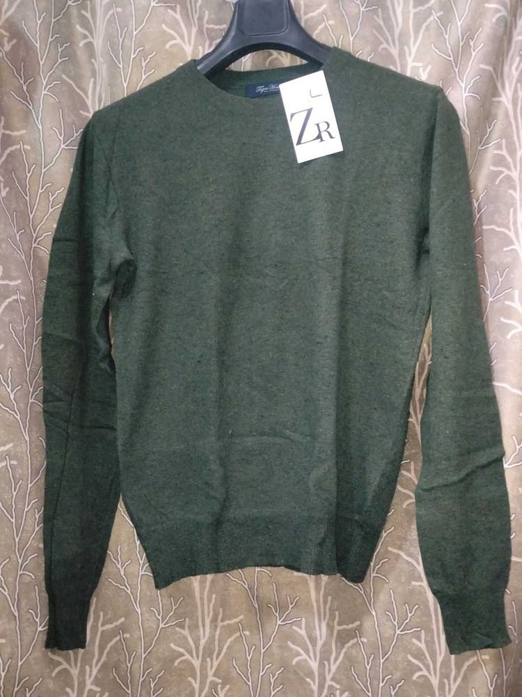 ZR Green Knit Pullover
