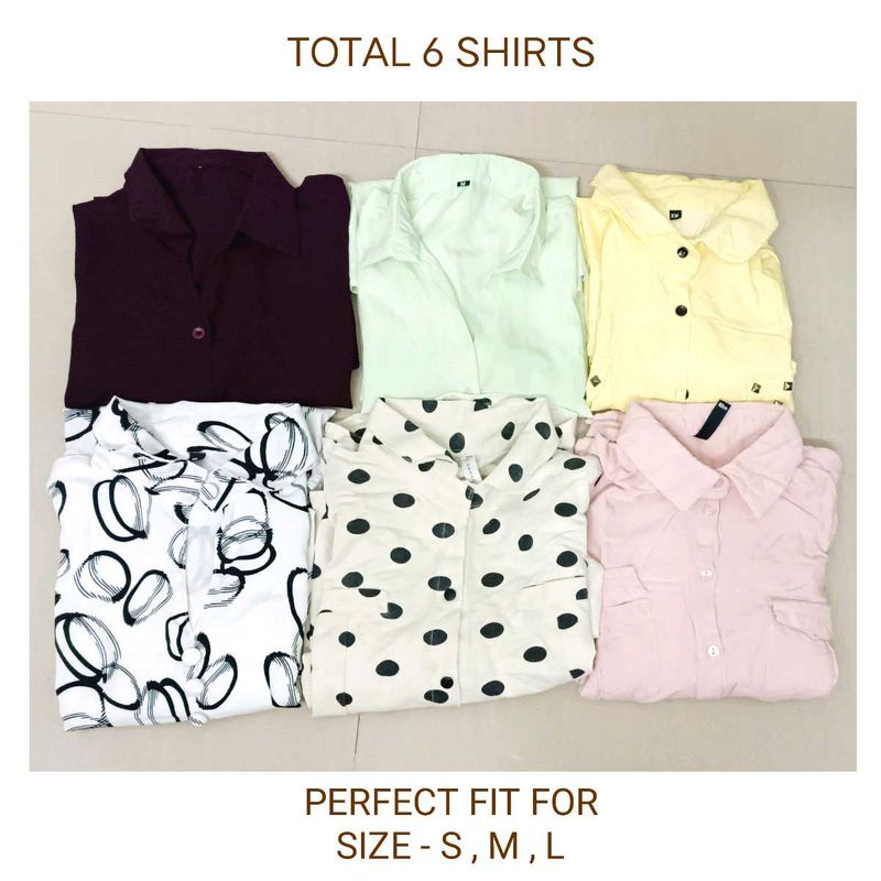 6 Stylish Shirts Bundle
