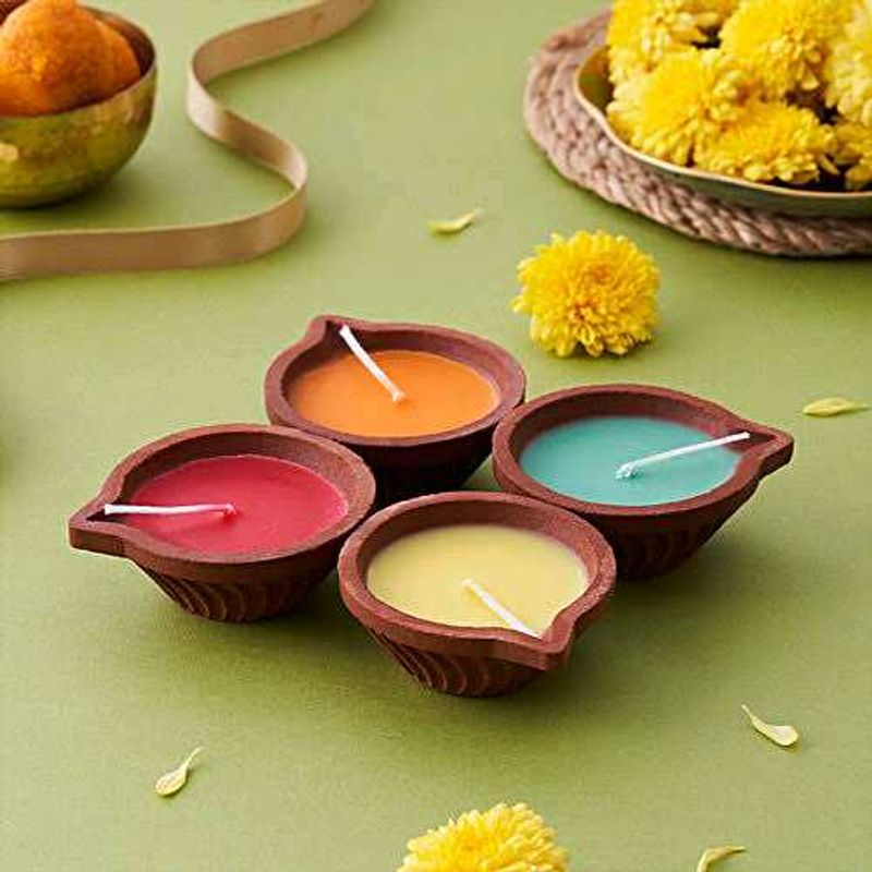 Colorful Decorative Diwali Diyas