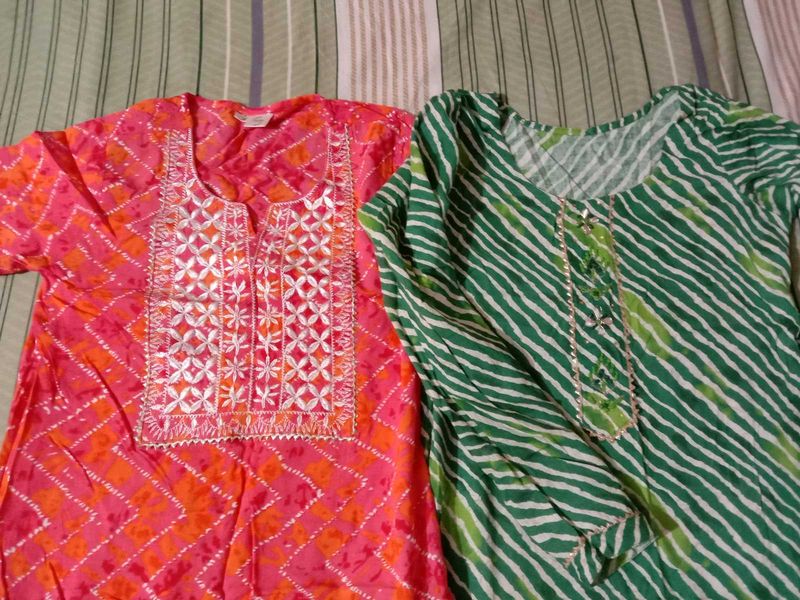 Two Colorful Kurtis