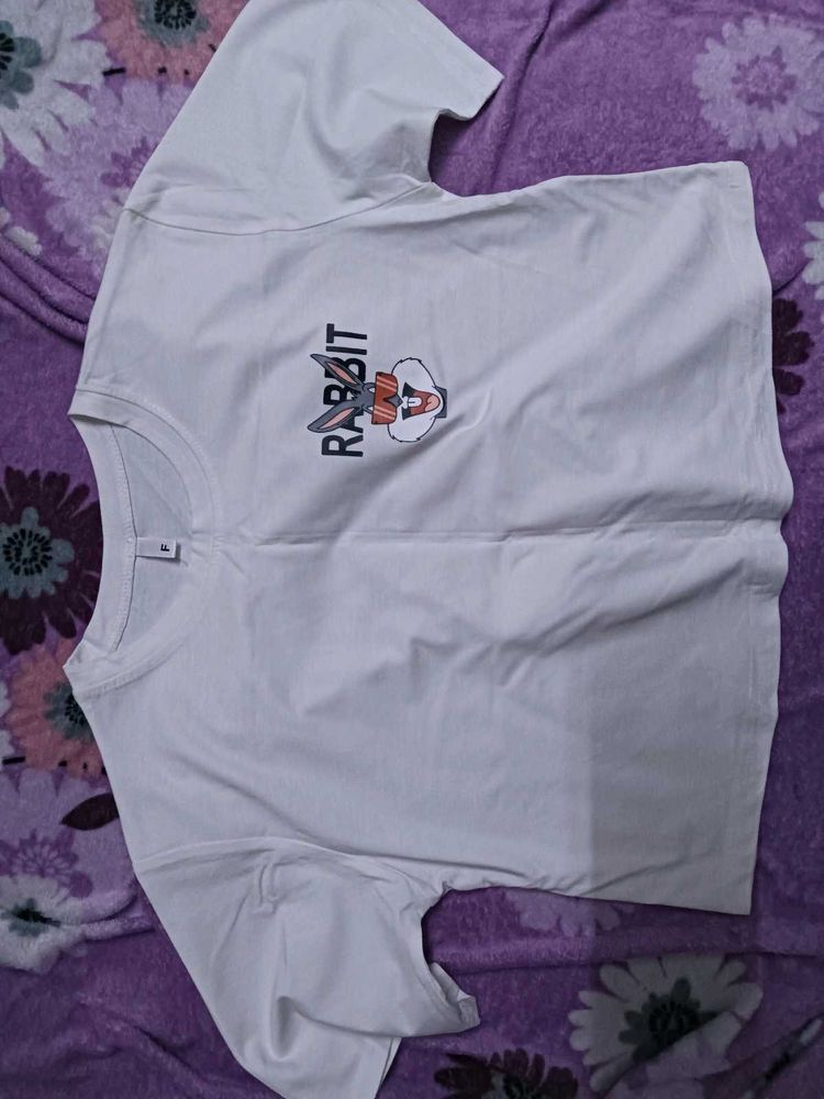 Women Baggy Crop Top