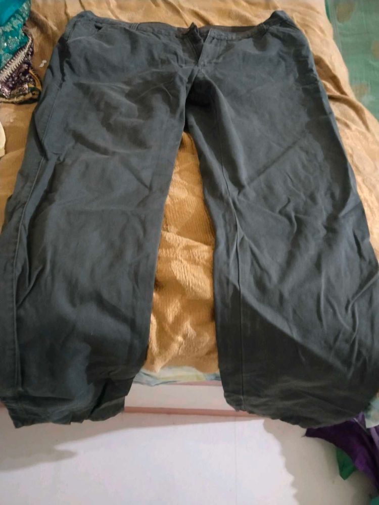 Casual Grey Pants Combo Of 2