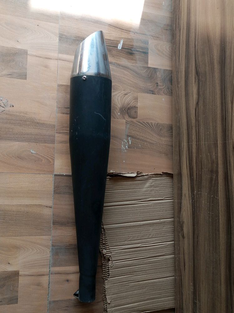 DOLPHIN BULLET SILENCER BLK /CROME TIP