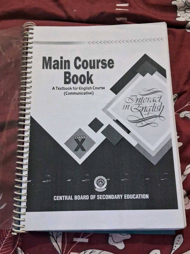 Main course Book English Communicative 10th Class