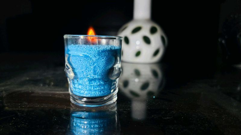Ghost Shape Sand Candle