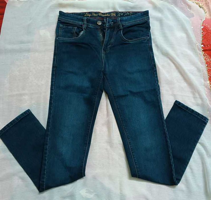 Men&#39;s Dark Blue Jeans