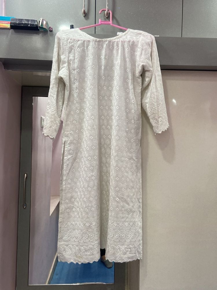 White Suit With Bottoms .