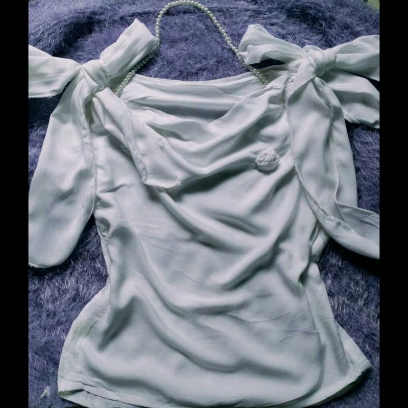 Elegant Off-Shoulder Blouse