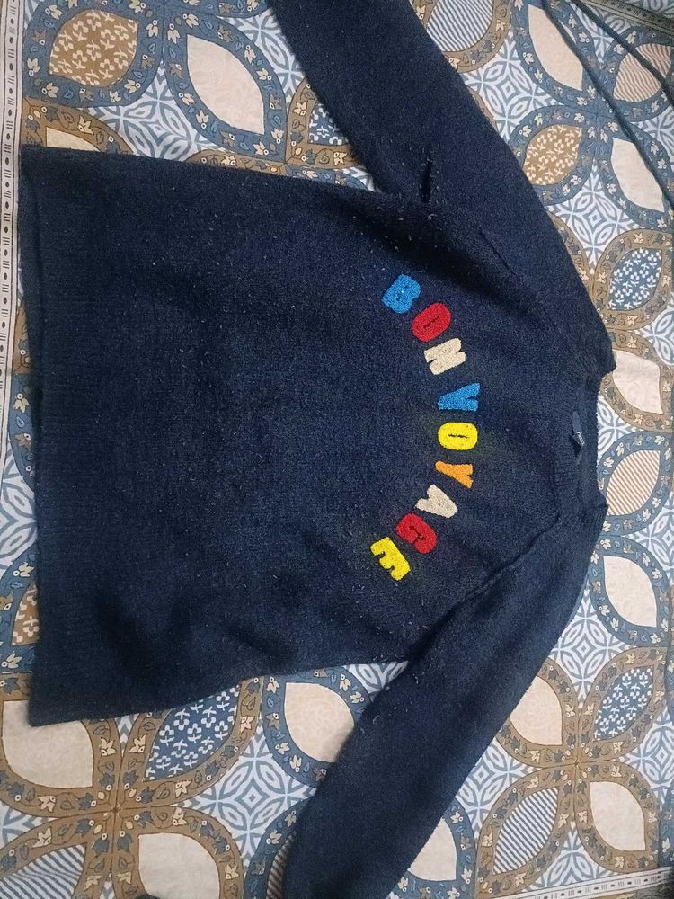 Navy Blue Sweatshirt For Women In Xl Size