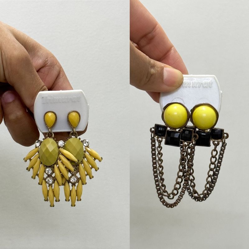 Combination Of 2 Fashion Earrings