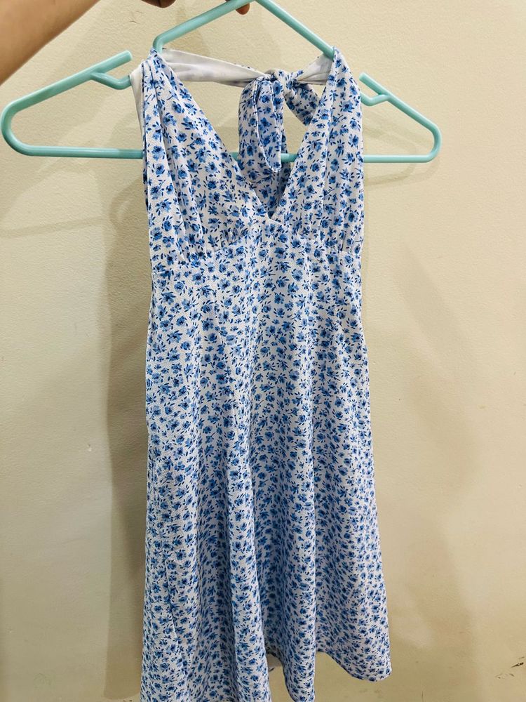 Floral Halter Dress