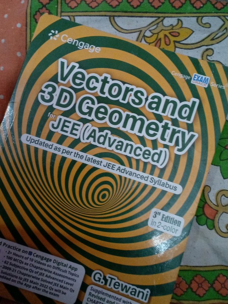 Cengage Vectors And 3d Geometry Jee Advanced