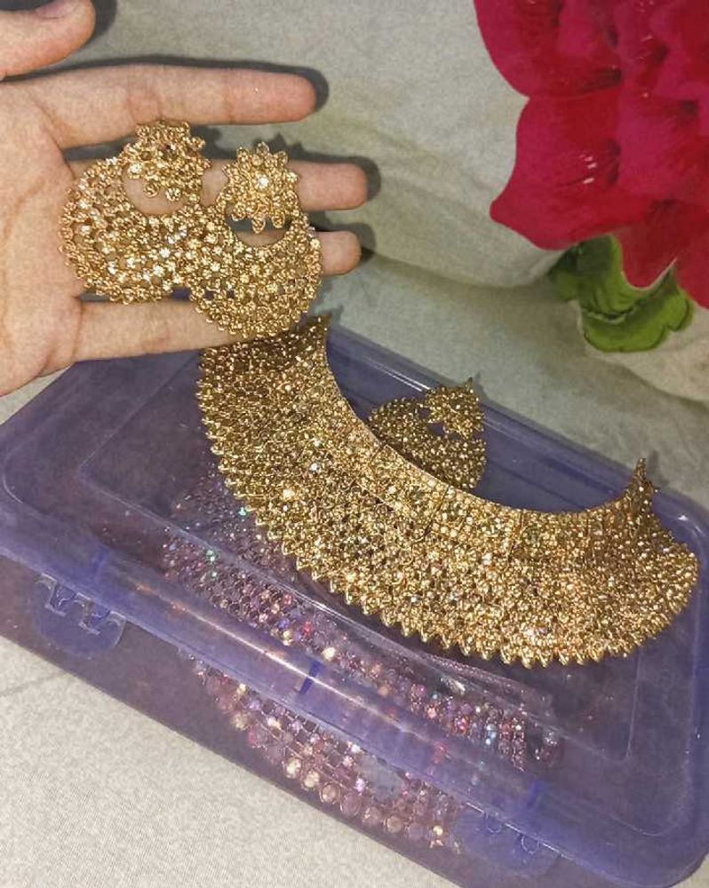 Golden Jewelry Set