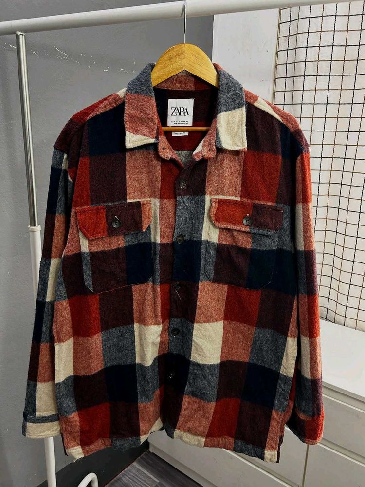 @zara mohair shaket