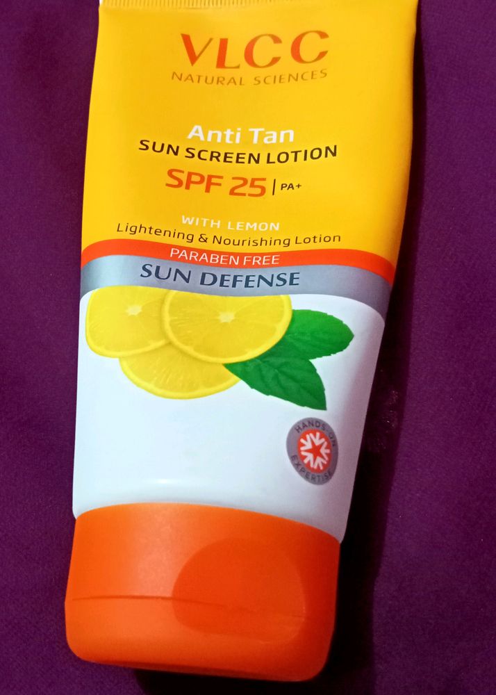 #VLCC NATURAL SCIENCES ANTI TAN SUN SCREEN LOTION SPF 25 | PA+