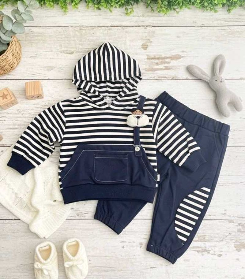 Cute Striped Baby Outfit