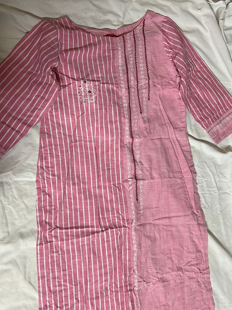 pink kurta