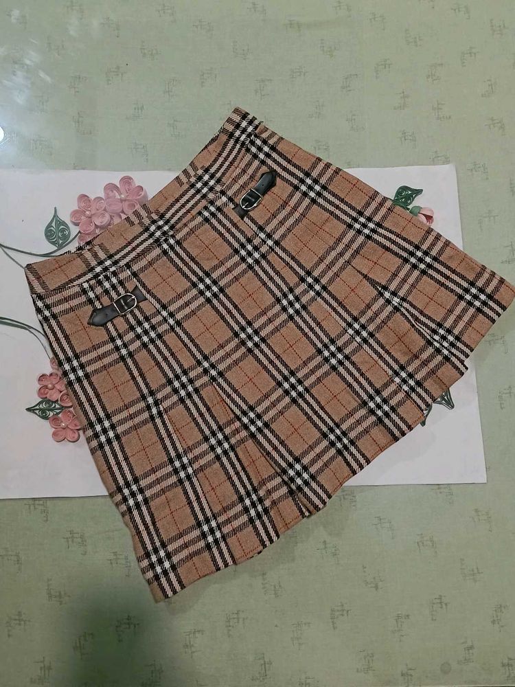 Plaid Mini Skirt