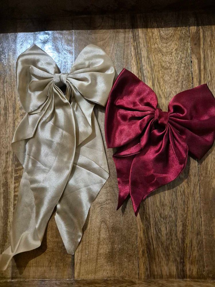Elegant Hair Bows - Set of 2