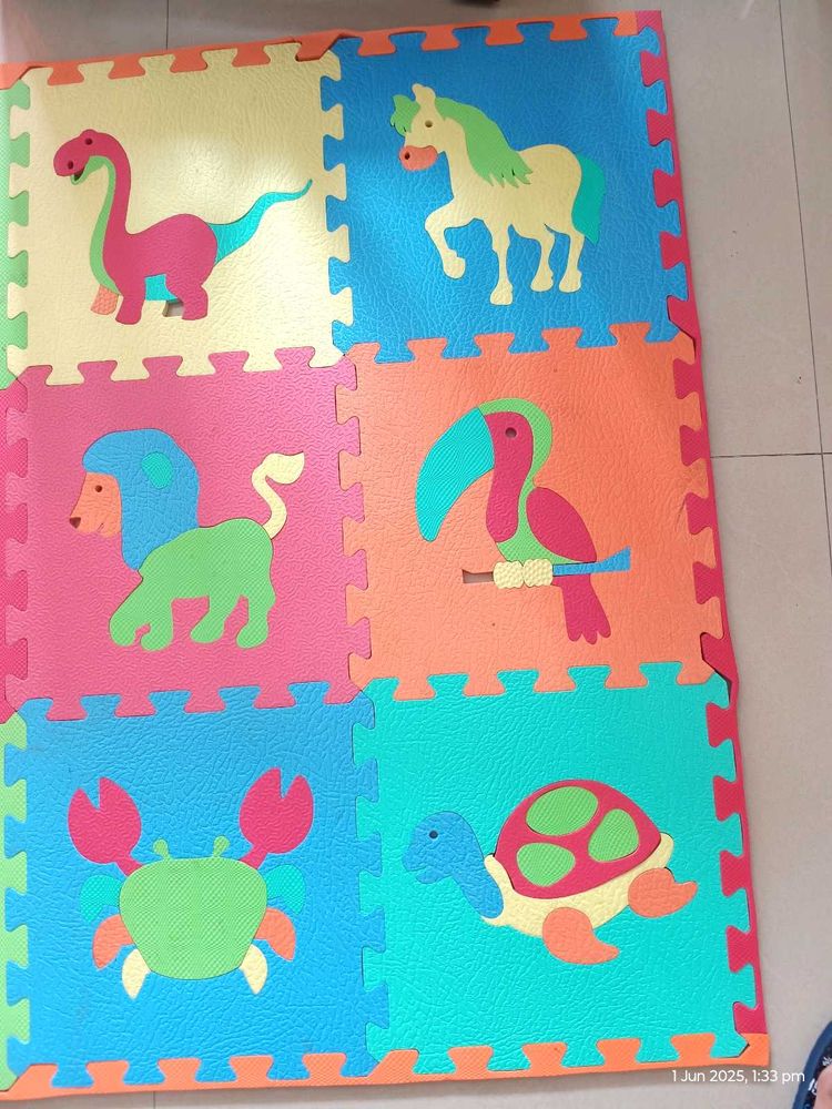 Foam Play Mat For Kids - 6 blocks (FirstCry)