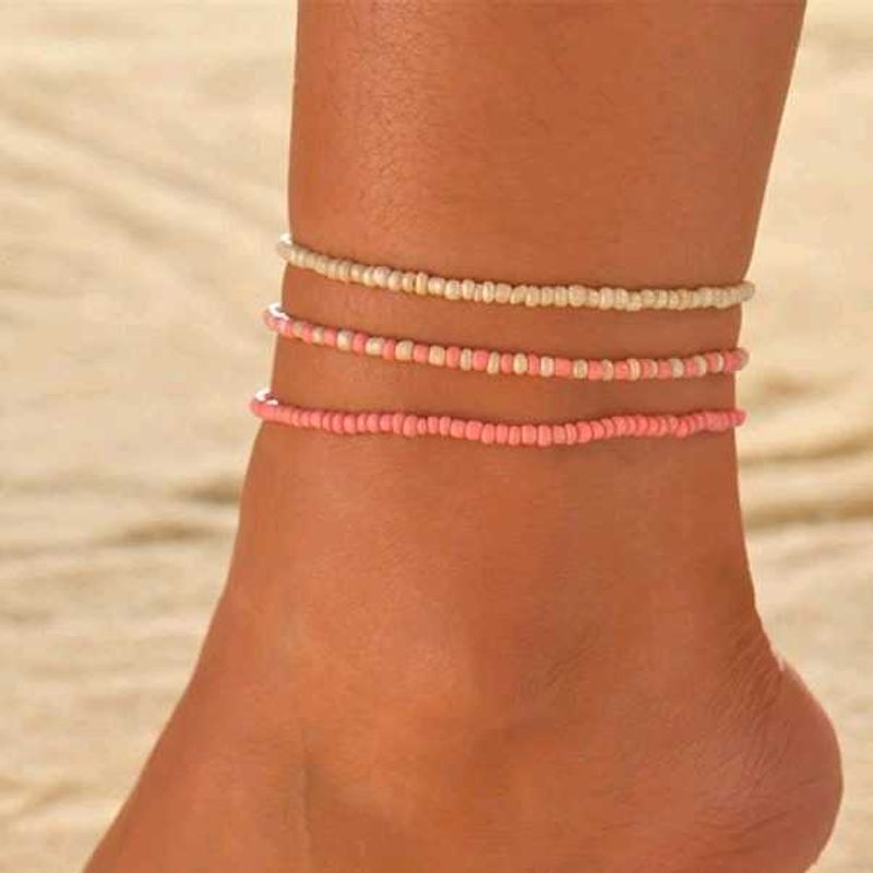 Beaded Anklet Set