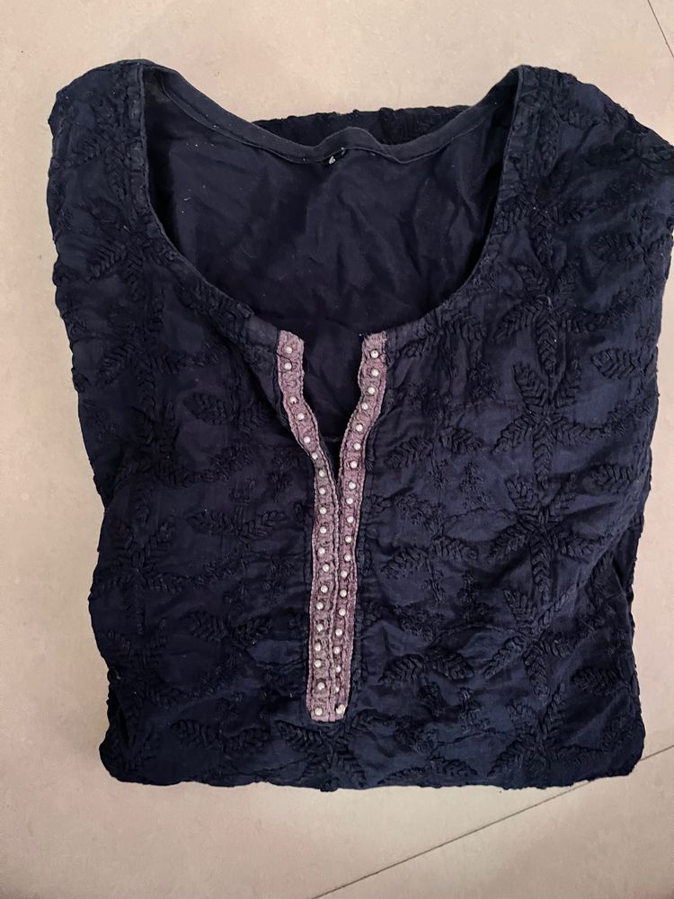 Khadi Printed  Kurti